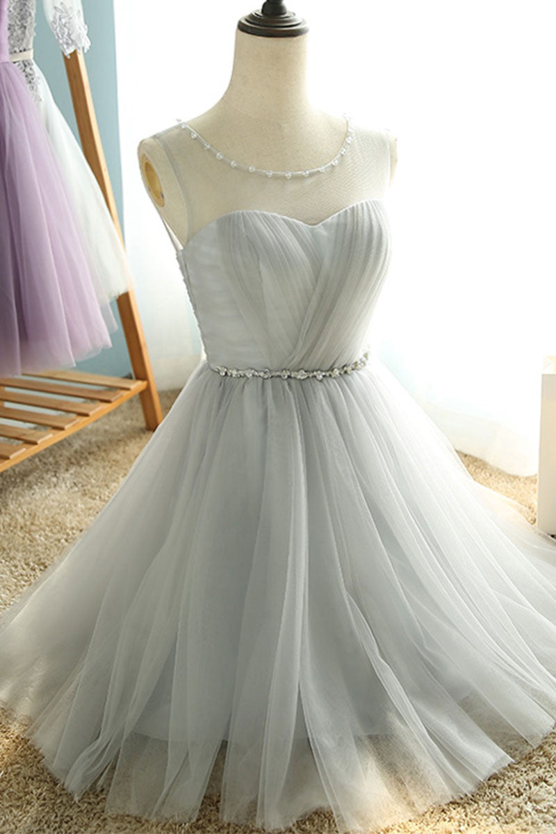 Cute Tulle Short Prom Dress Bridesmaid Dress