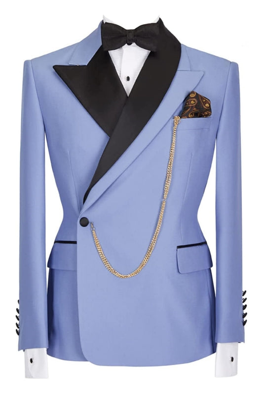 Jaden Purple Two-Piece Peaked Lapel Prom Suit