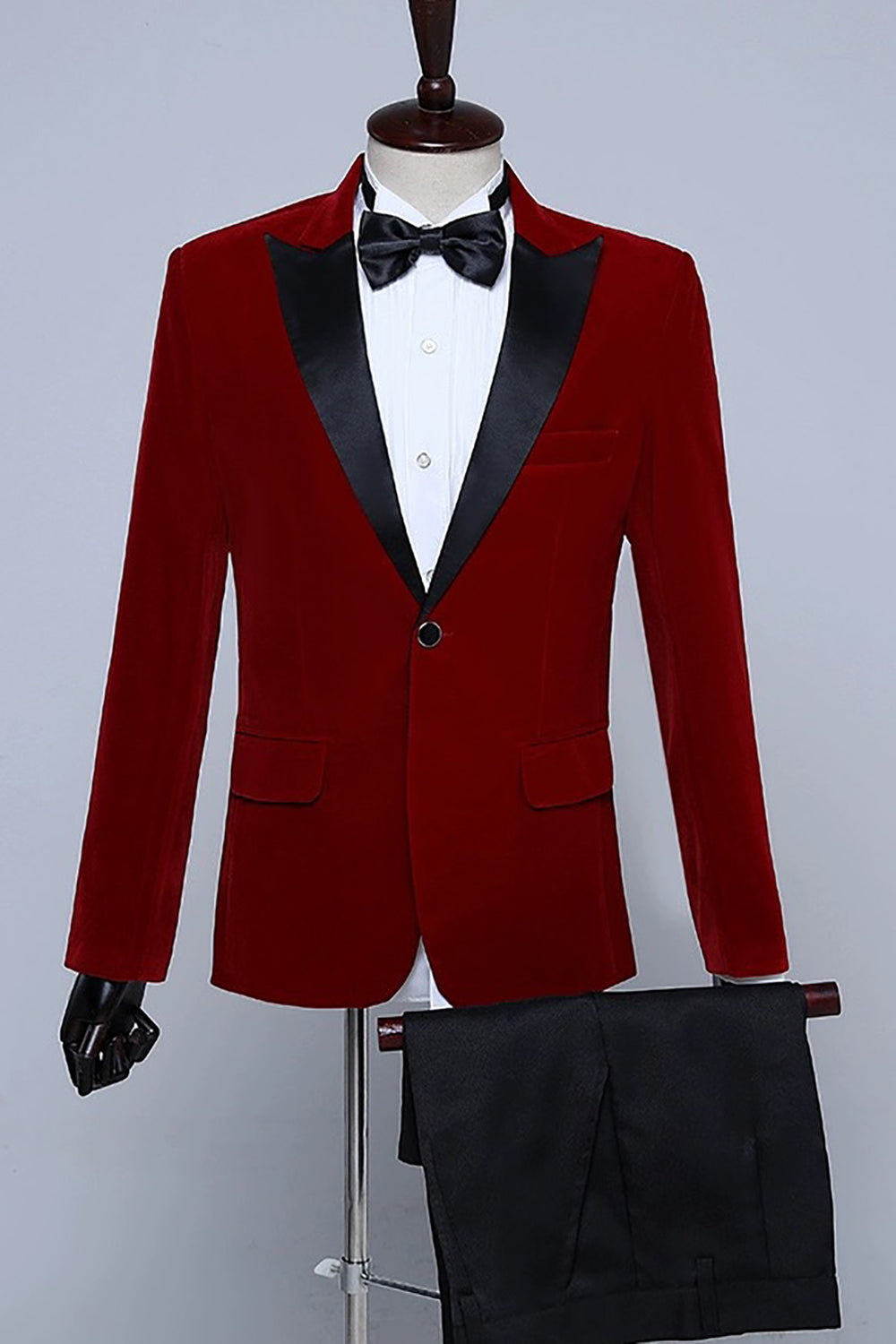 Stylish Black Velvet Men's Blazer for Parties