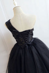 Cute Black Short Prom Dress Black Homecoming Dress