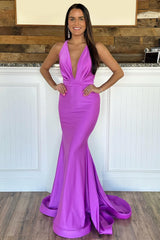 Grey Green Mermaid Long Prom Dress