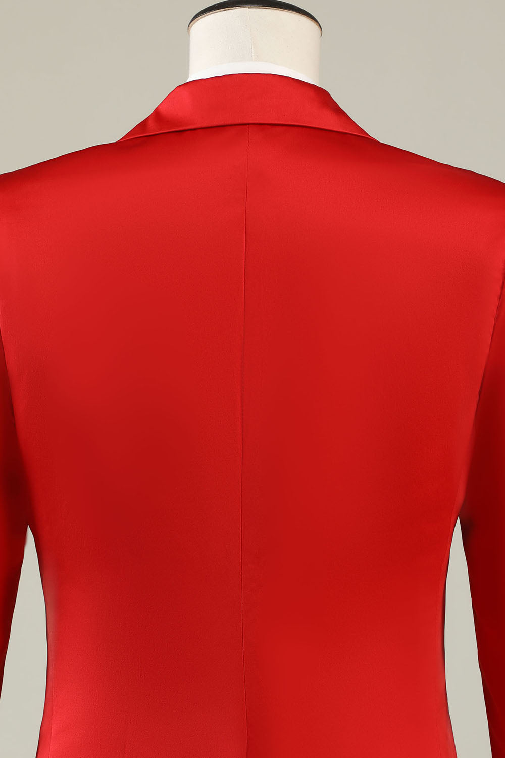 Stylish Notched Lapel Red Prom Blazer for Men