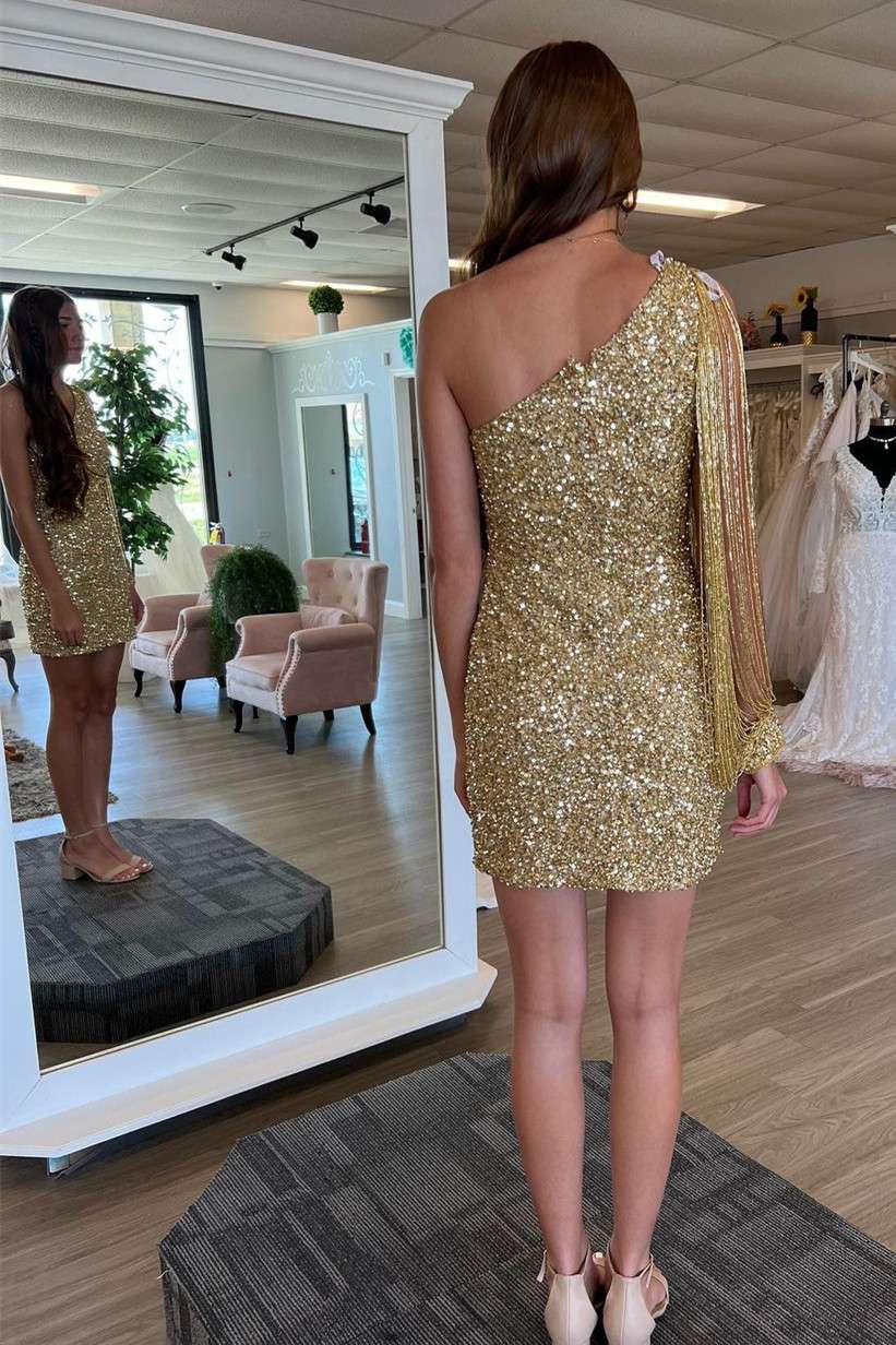 monroe pretty sheath sexy one shoulder style sequin styles homecoming dress