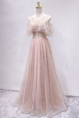 Unique Tulle Long Prom Dress Tulle Long Evening Dress