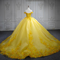 Quinceanera Dress 3D Flower Sweetheart Ball Gown Sweet 16 Party Dress