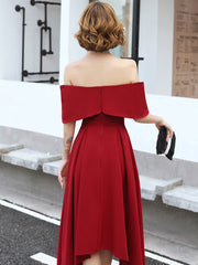 Simple Burgundy Prom Dress Burgundy Evening Dress