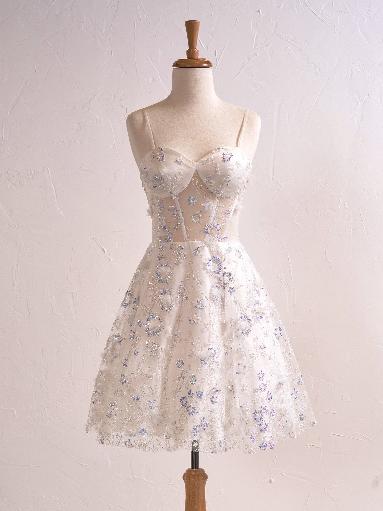 strapless bandeau version lavender floral heart shaped short cocktail dress