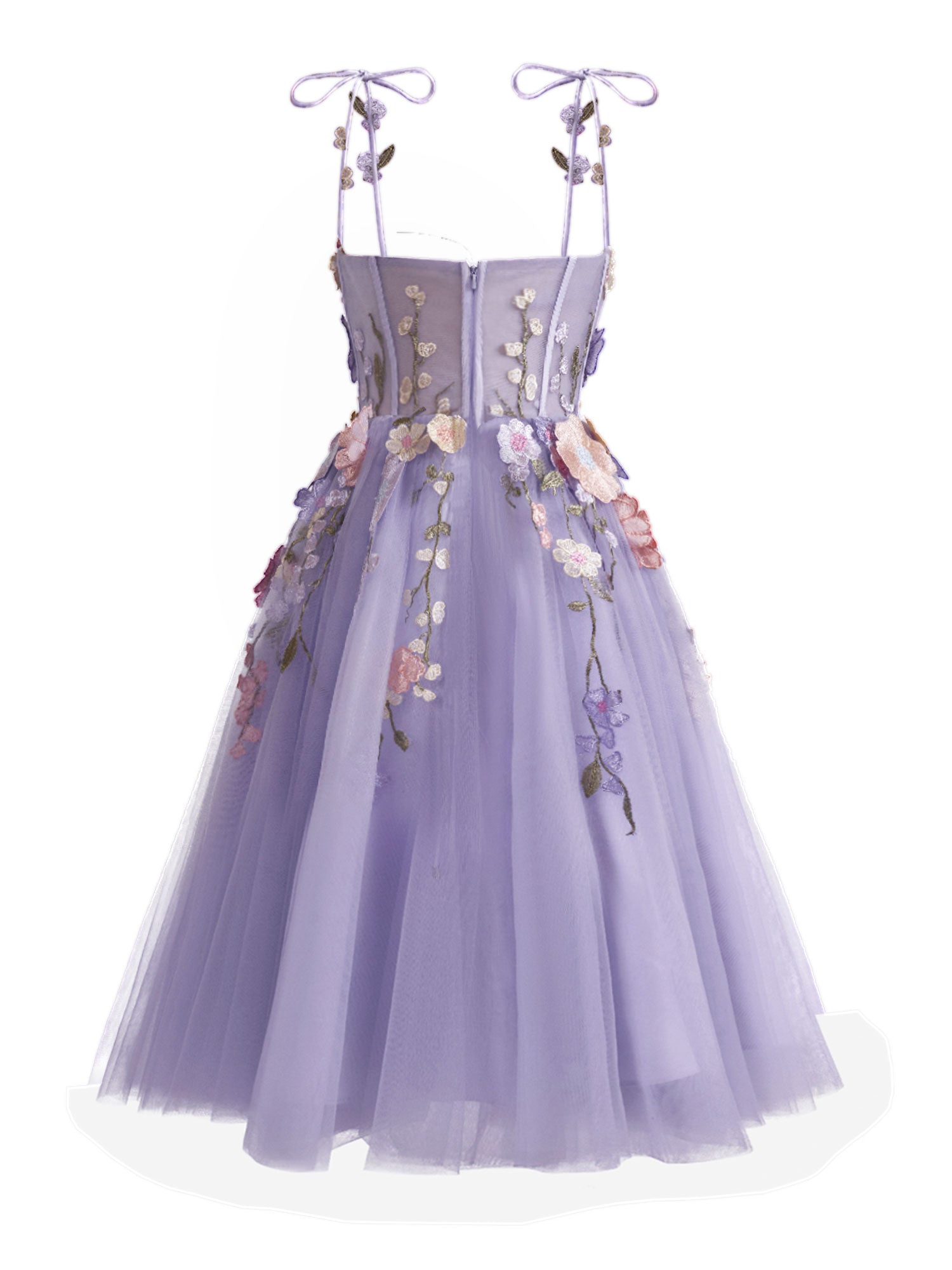 a line lavender bloom mini homecoming dress