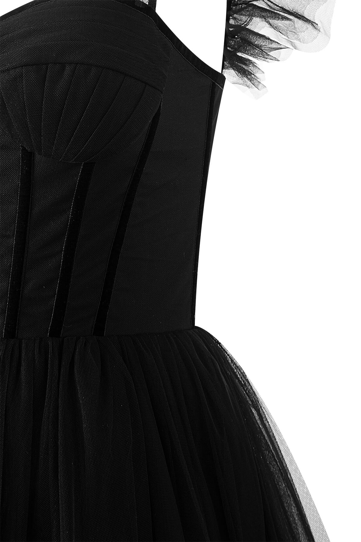 Katalina Dressystars A-Line Sexy Corset Ruffled Tulle Material Prom Dress