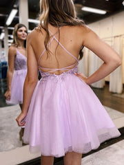 althea pretty a line backless sexy style tulle appliqued homecoming dress