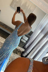 Pink Deep V Neck Mermaid Prom Dress