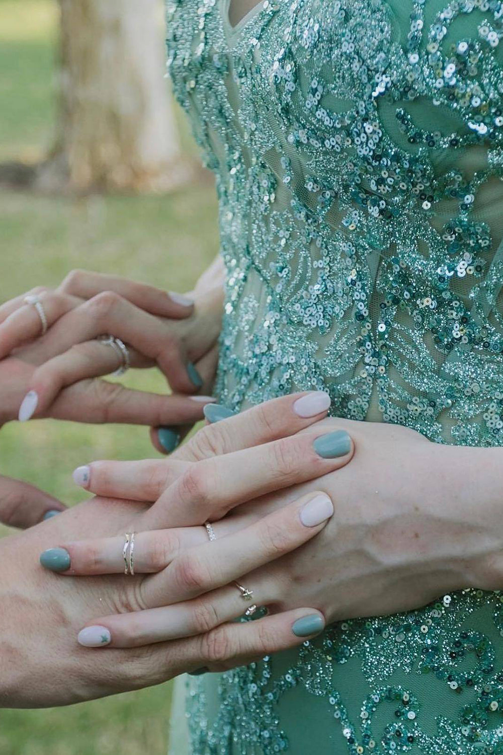 Mermaid Green Long Prom Dress With Slit