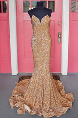 Strapless Sequins Black Mermaid Prom Dress