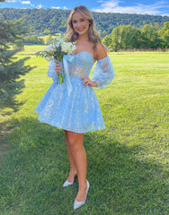 skylar pretty a line heart shaped homecoming dress