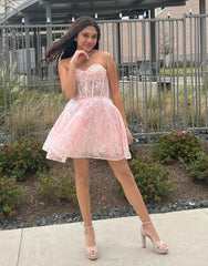 skylar pretty a line heart shaped homecoming dress