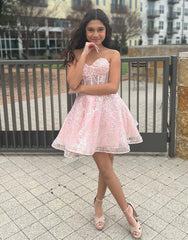 skylar pretty a line heart shaped homecoming dress