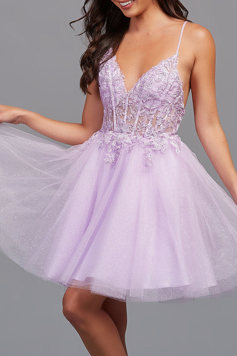 althea pretty a line backless sexy style tulle appliqued homecoming dress